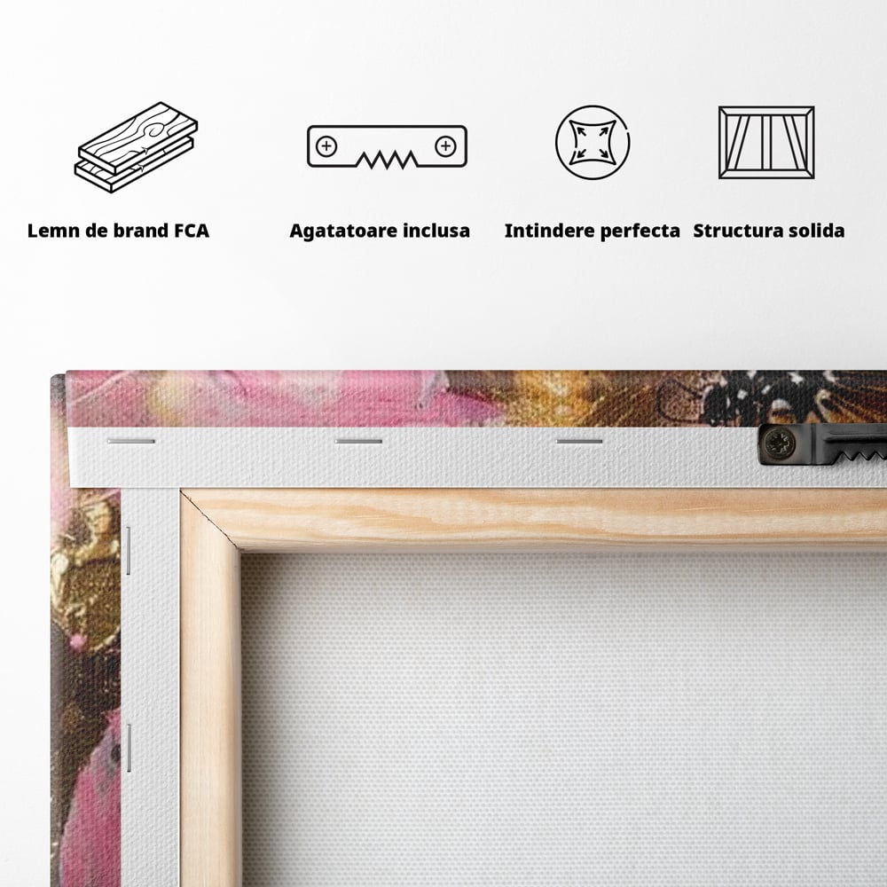 Tablou Canvas Premium LuxCanva® G1030, Efectul Fluturelui , Metamorfoza, Fluture, Sublim, Expresionism, Renastere, Living, Dormitor