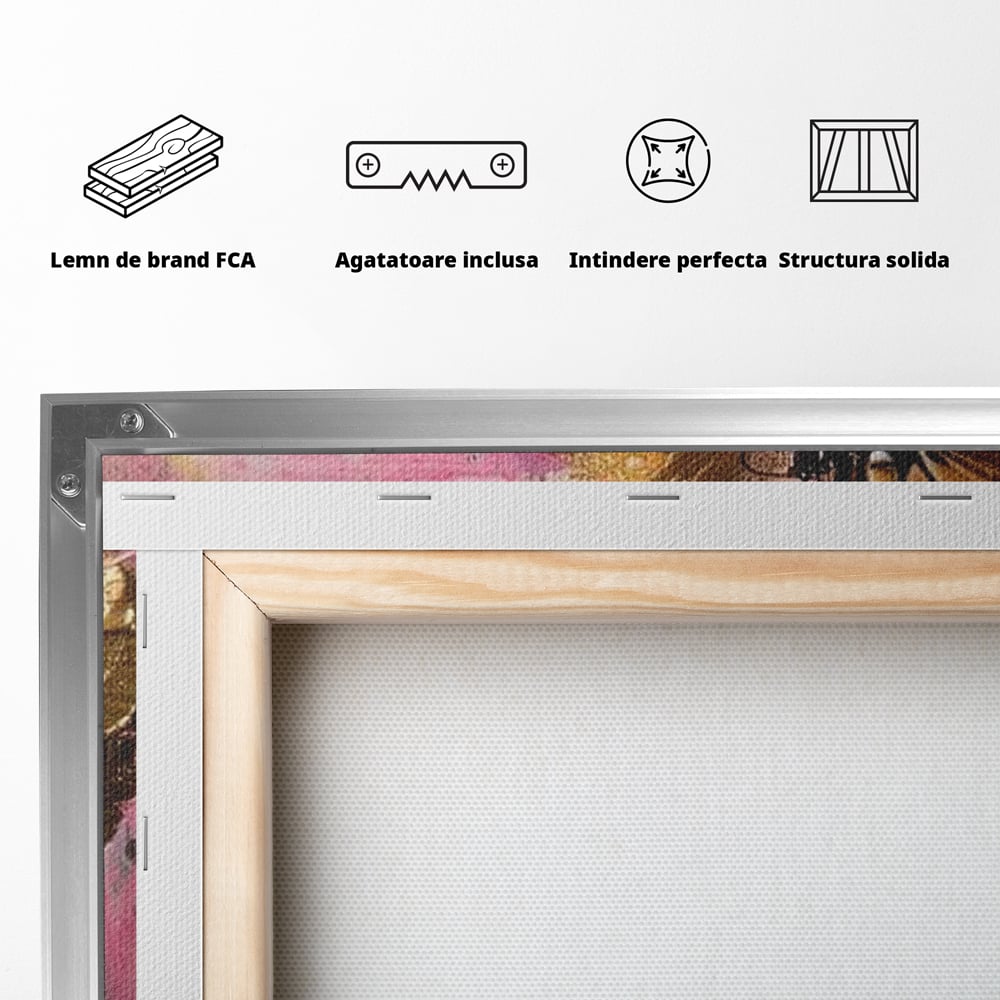 Tablou Canvas Premium LuxCanva® G1030, Efectul Fluturelui , Metamorfoza, Fluture, Sublim, Expresionism, Renastere, Living, Dormitor
