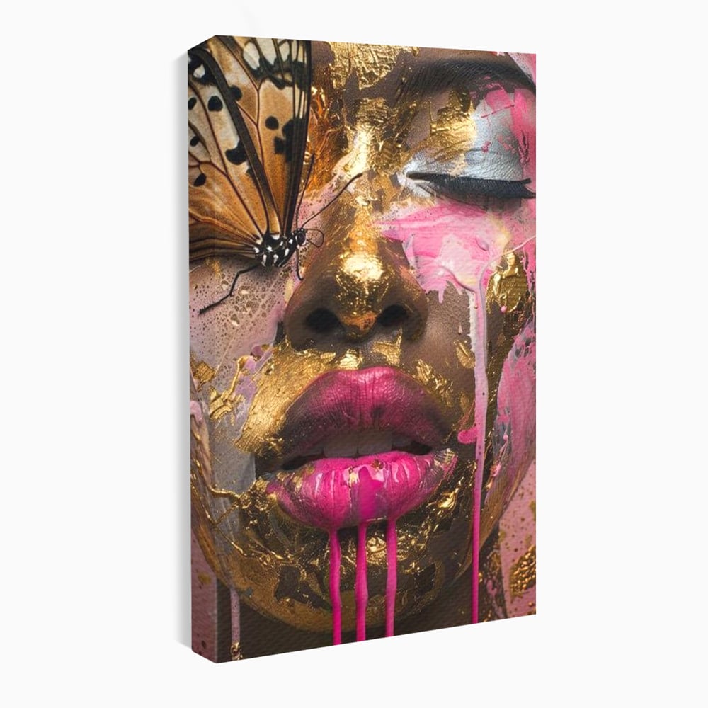 Tablou Canvas Premium LuxCanva® G1030, Efectul Fluturelui , Metamorfoza, Fluture, Sublim, Expresionism, Renastere, Living, Dormitor