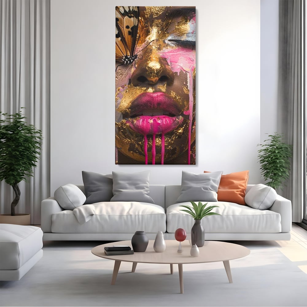 Tablou Canvas Premium LuxCanva® G1030, Efectul Fluturelui , Metamorfoza, Fluture, Sublim, Expresionism, Renastere, Living, Dormitor