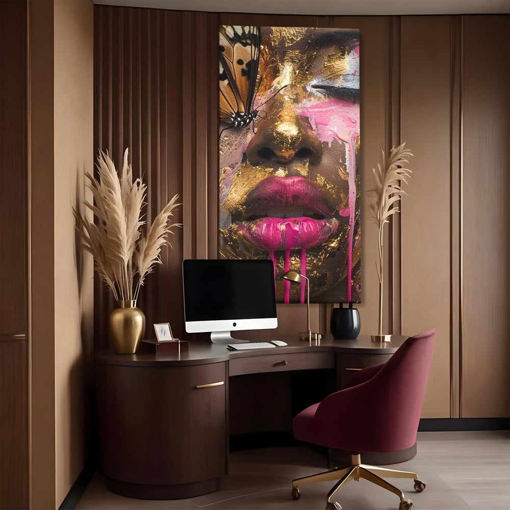 Tablou Canvas Premium LuxCanva® G1030, Efectul Fluturelui , Metamorfoza, Fluture, Sublim, Expresionism, Renastere, Living, Dormitor