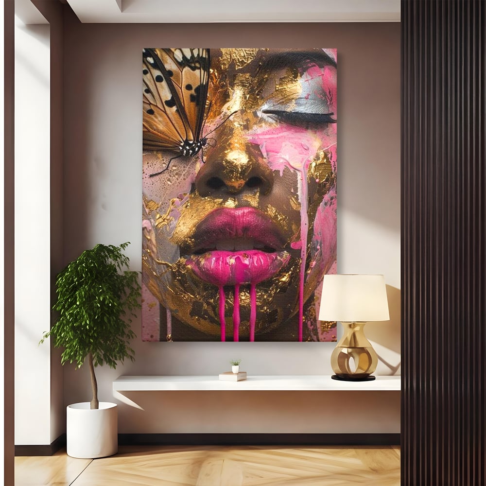 Tablou Canvas Premium LuxCanva® G1030, Efectul Fluturelui , Metamorfoza, Fluture, Sublim, Expresionism, Renastere, Living, Dormitor