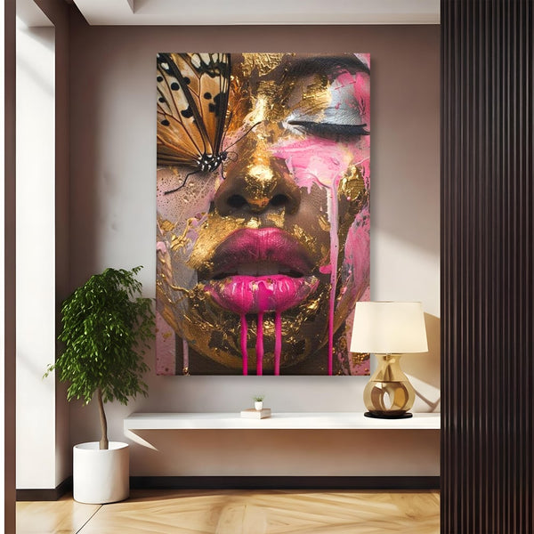 Tablou Canvas Premium LuxCanva® G1030, Efectul Fluturelui , Metamorfoza, Fluture, Sublim, Expresionism, Renastere, Living, Dormitor