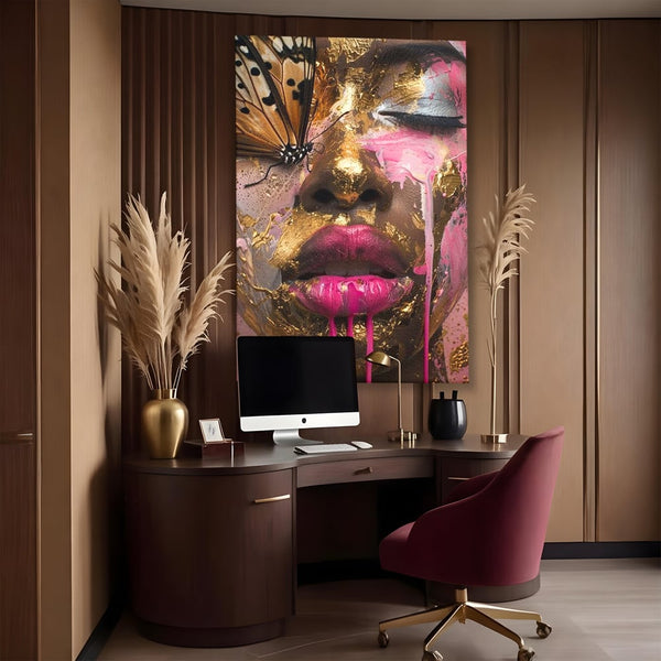 Tablou Canvas Premium LuxCanva® G1030, Efectul Fluturelui , Metamorfoza, Fluture, Sublim, Expresionism, Renastere, Living, Dormitor