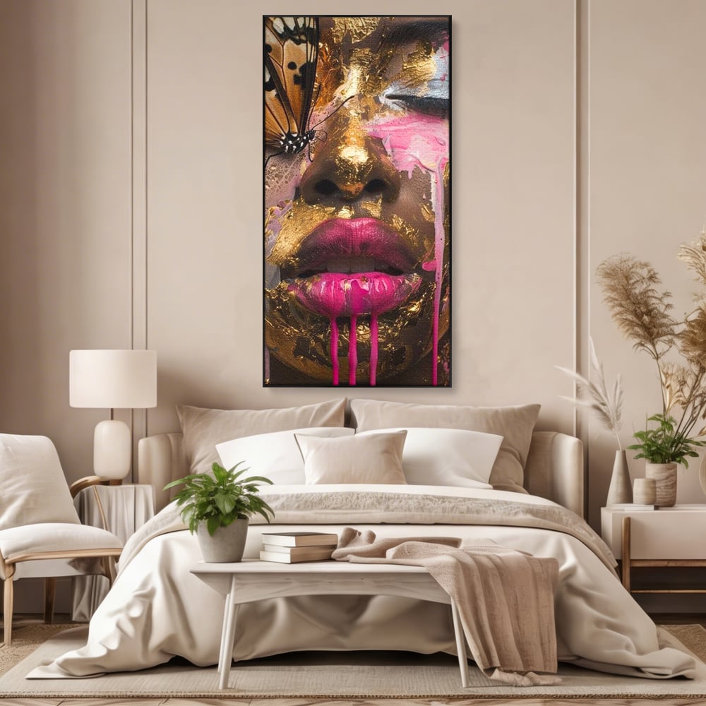 Tablou Canvas Premium LuxCanva® G1030, Efectul Fluturelui , Metamorfoza, Fluture, Sublim, Expresionism, Renastere, Living, Dormitor