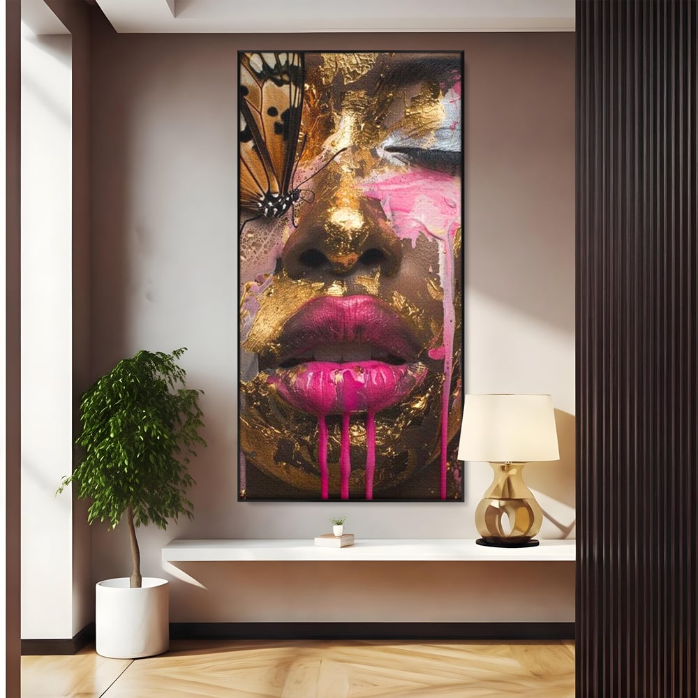 Tablou Canvas Premium LuxCanva® G1030, Efectul Fluturelui , Metamorfoza, Fluture, Sublim, Expresionism, Renastere, Living, Dormitor