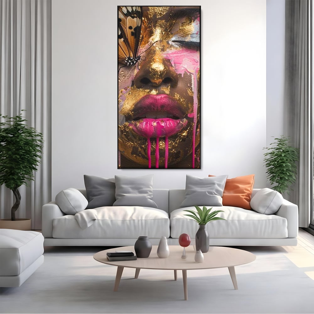 Tablou Canvas Premium LuxCanva® G1030, Efectul Fluturelui , Metamorfoza, Fluture, Sublim, Expresionism, Renastere, Living, Dormitor