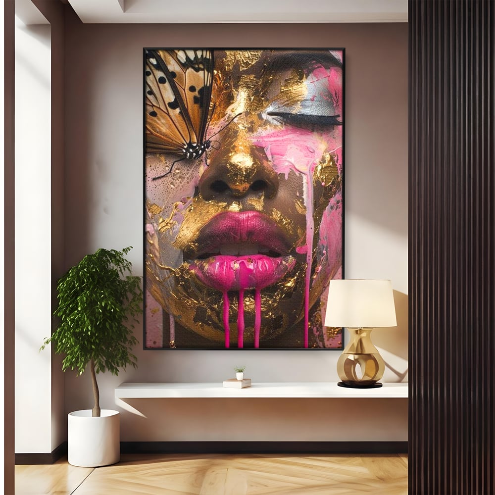 Tablou Canvas Premium LuxCanva® G1030, Efectul Fluturelui , Metamorfoza, Fluture, Sublim, Expresionism, Renastere, Living, Dormitor