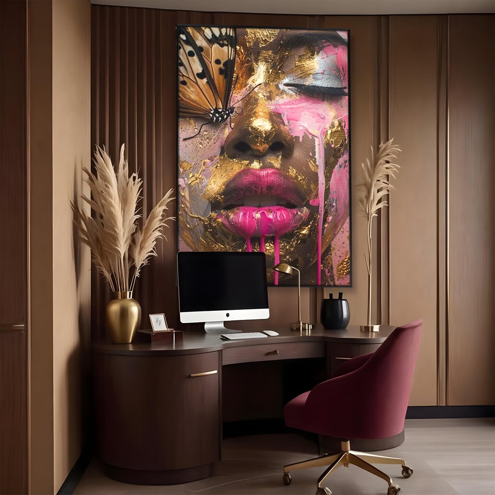 Tablou Canvas Premium LuxCanva® G1030, Efectul Fluturelui , Metamorfoza, Fluture, Sublim, Expresionism, Renastere, Living, Dormitor