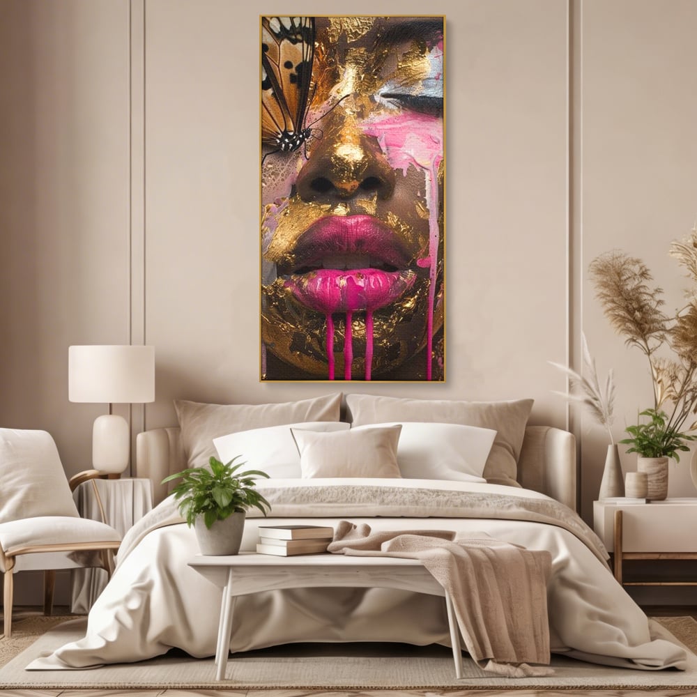 Tablou Canvas Premium LuxCanva® G1030, Efectul Fluturelui , Metamorfoza, Fluture, Sublim, Expresionism, Renastere, Living, Dormitor