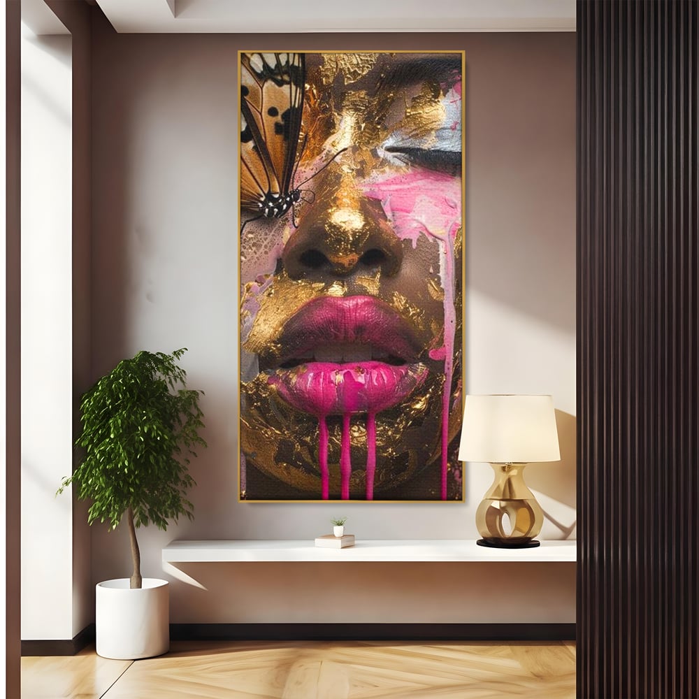 Tablou Canvas Premium LuxCanva® G1030, Efectul Fluturelui , Metamorfoza, Fluture, Sublim, Expresionism, Renastere, Living, Dormitor