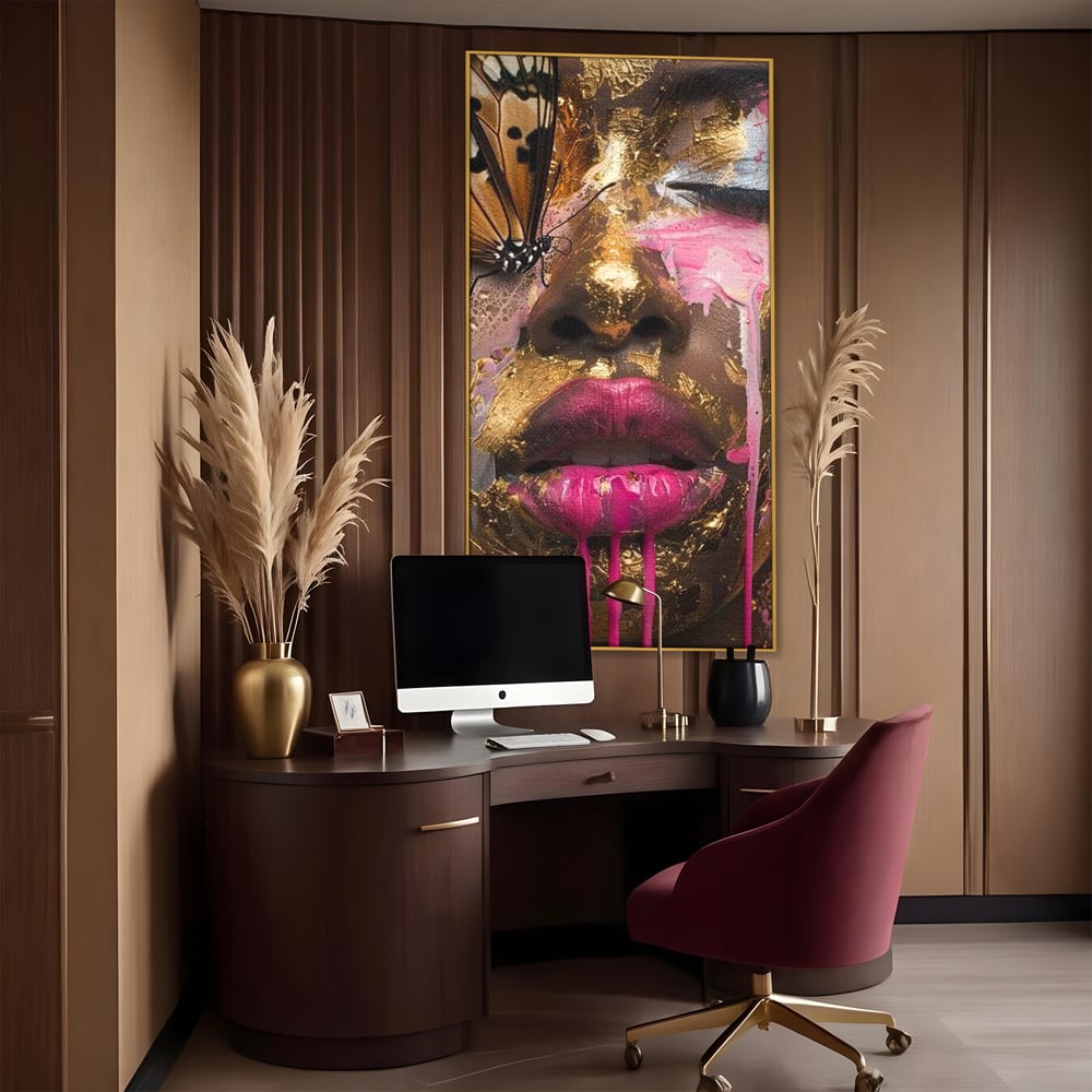 Tablou Canvas Premium LuxCanva® G1030, Efectul Fluturelui , Metamorfoza, Fluture, Sublim, Expresionism, Renastere, Living, Dormitor