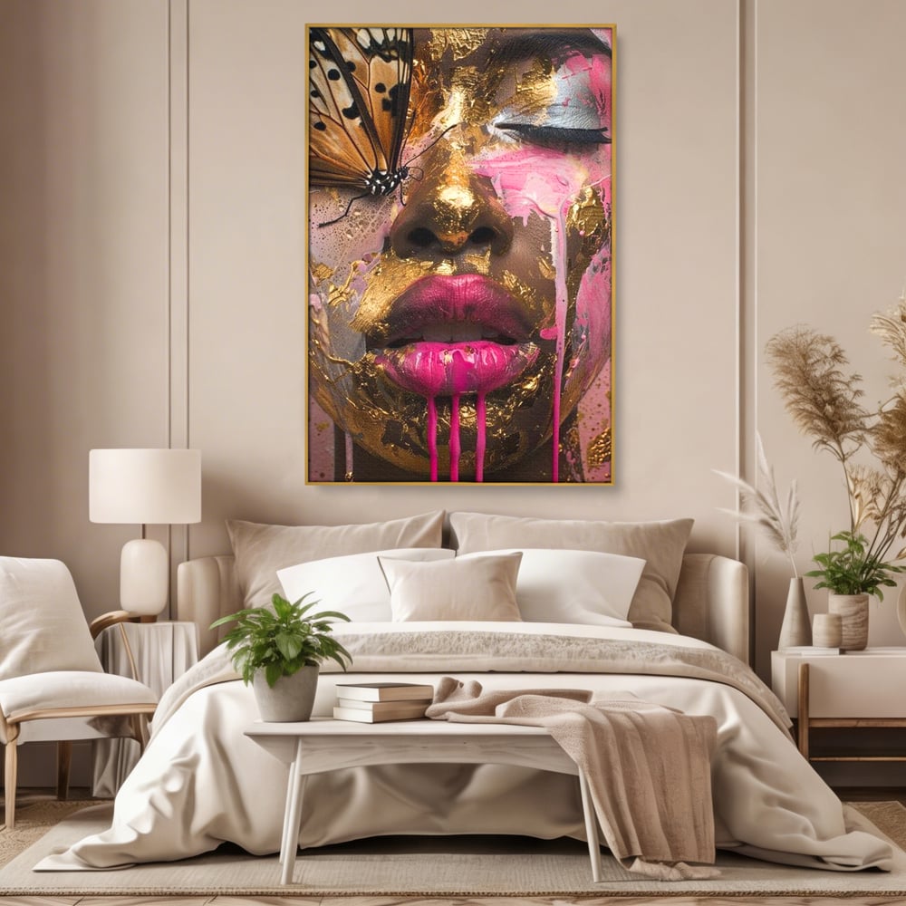 Tablou Canvas Premium LuxCanva® G1030, Efectul Fluturelui , Metamorfoza, Fluture, Sublim, Expresionism, Renastere, Living, Dormitor