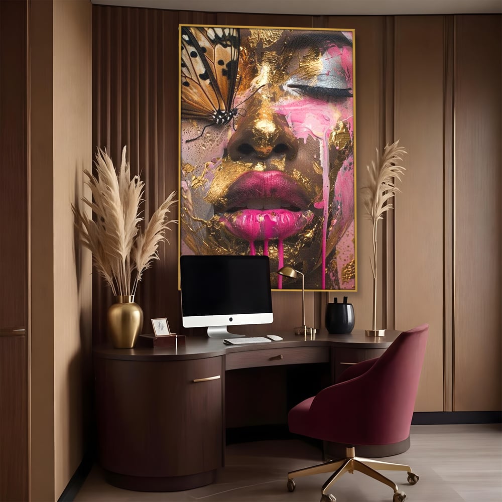 Tablou Canvas Premium LuxCanva® G1030, Efectul Fluturelui , Metamorfoza, Fluture, Sublim, Expresionism, Renastere, Living, Dormitor