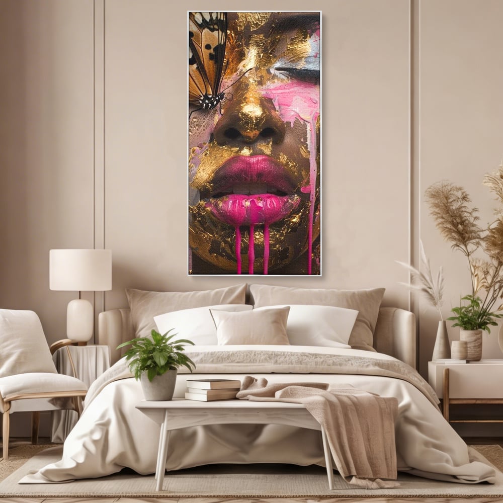 Tablou Canvas Premium LuxCanva® G1030, Efectul Fluturelui , Metamorfoza, Fluture, Sublim, Expresionism, Renastere, Living, Dormitor