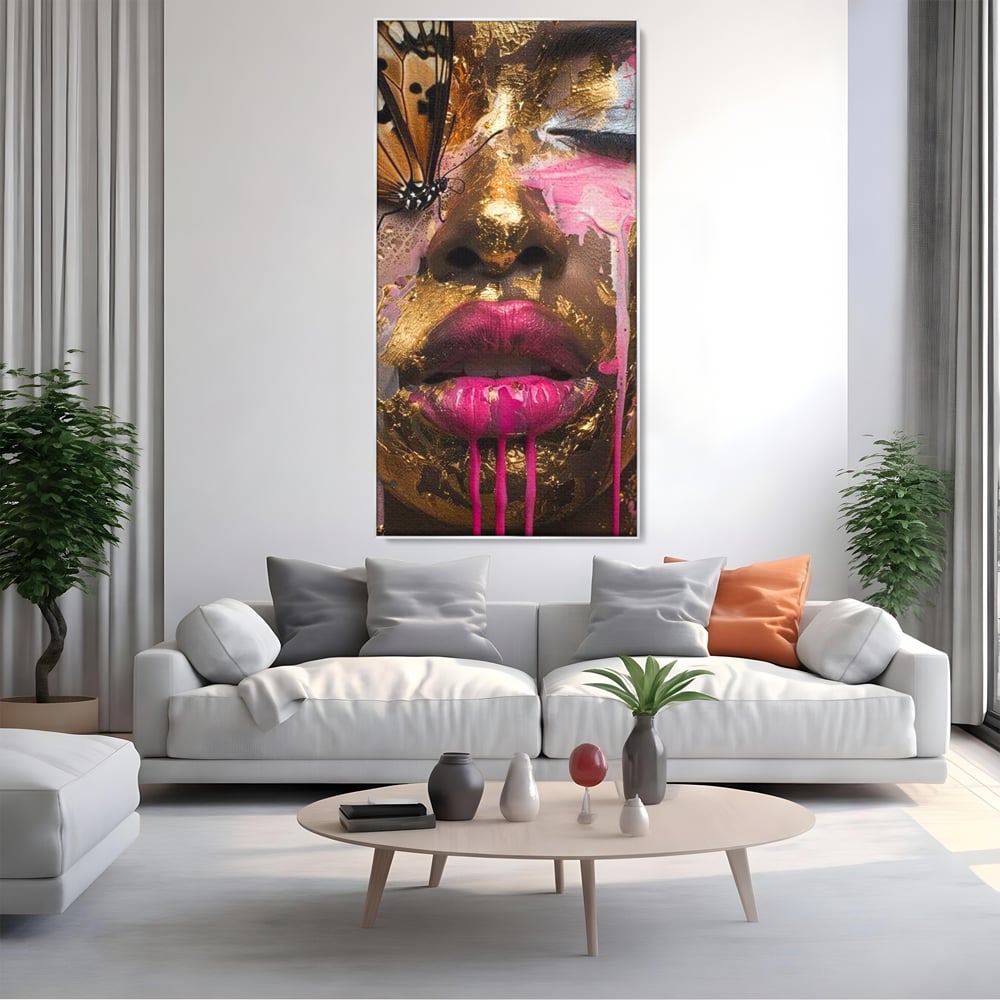 Tablou Canvas Premium LuxCanva® G1030, Efectul Fluturelui , Metamorfoza, Fluture, Sublim, Expresionism, Renastere, Living, Dormitor