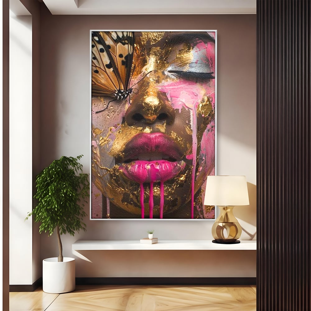Tablou Canvas Premium LuxCanva® G1030, Efectul Fluturelui , Metamorfoza, Fluture, Sublim, Expresionism, Renastere, Living, Dormitor