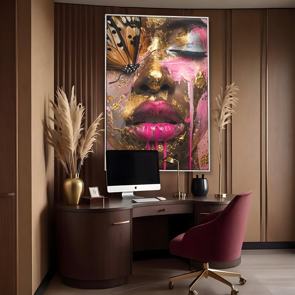 Tablou Canvas Premium LuxCanva® G1030, Efectul Fluturelui , Metamorfoza, Fluture, Sublim, Expresionism, Renastere, Living, Dormitor