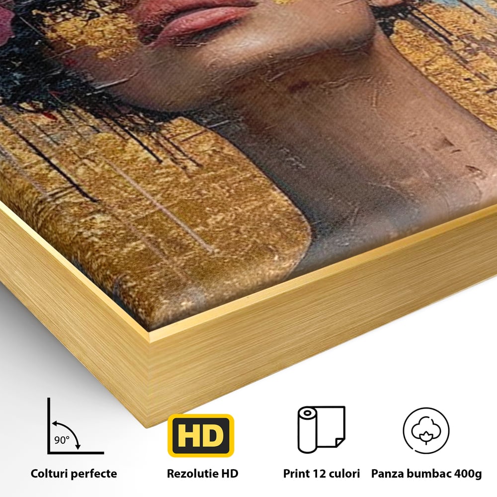Tablou Canvas Premium LuxCanva® G1032, Poezie in Petale Pastel , Coroana, Natura, Simbioza, Romantism, Artistic, Armonie, Living, Dormitor