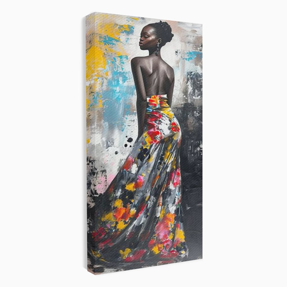 Tablou Canvas Premium LuxCanva® G1039, Stralucirea unei Muze , Rafinament, Bal, Fashion, Podium, Eleganta, Arta, Living, Dormitor, Culori vibrante