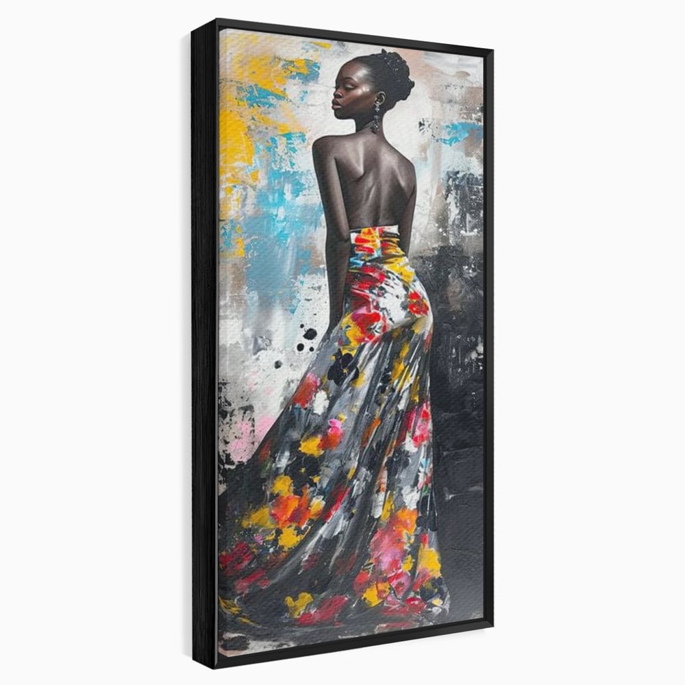 Tablou Canvas Premium LuxCanva® G1039, Stralucirea unei Muze , Rafinament, Bal, Fashion, Podium, Eleganta, Arta, Living, Dormitor, Culori vibrante