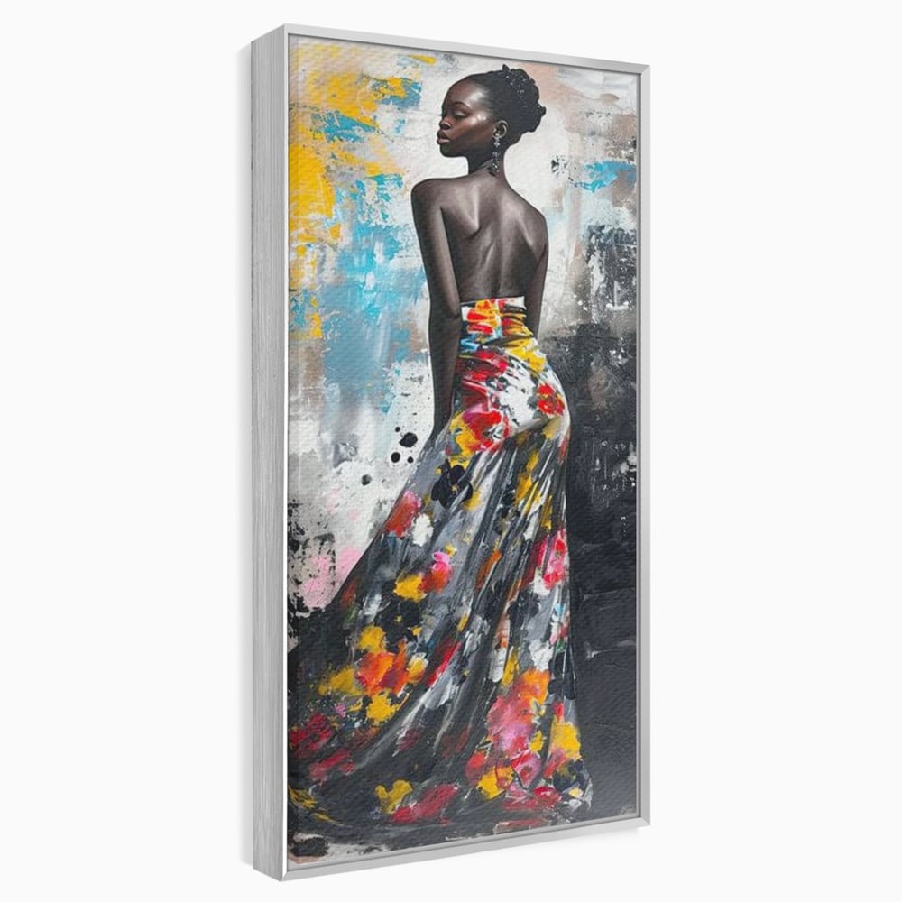Tablou Canvas Premium LuxCanva® G1039, Stralucirea unei Muze , Rafinament, Bal, Fashion, Podium, Eleganta, Arta, Living, Dormitor, Culori vibrante