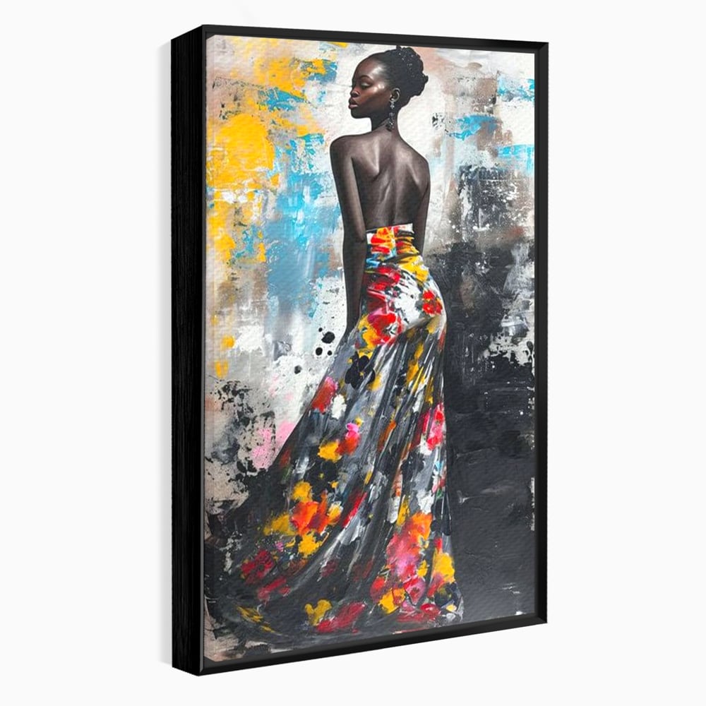Tablou Canvas Premium LuxCanva® G1039, Stralucirea unei Muze , Rafinament, Bal, Fashion, Podium, Eleganta, Arta, Living, Dormitor, Culori vibrante