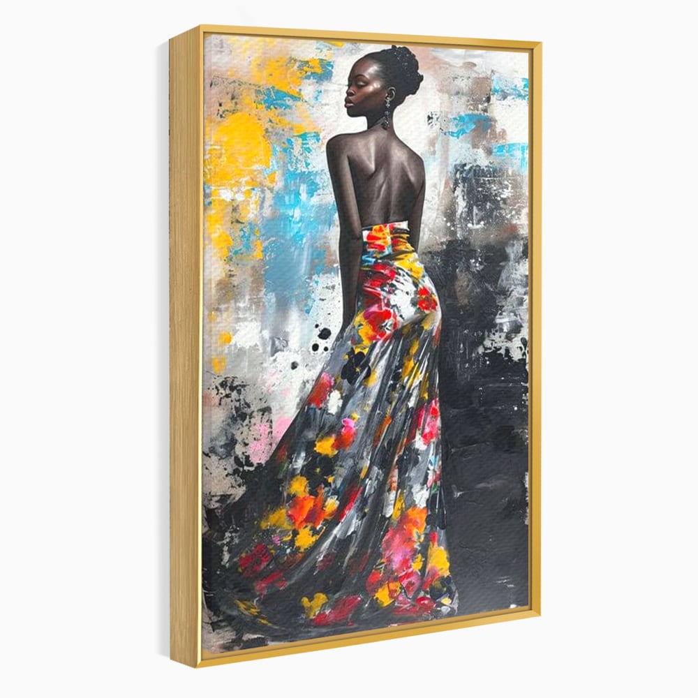 Tablou Canvas Premium LuxCanva® G1039, Stralucirea unei Muze , Rafinament, Bal, Fashion, Podium, Eleganta, Arta, Living, Dormitor, Culori vibrante