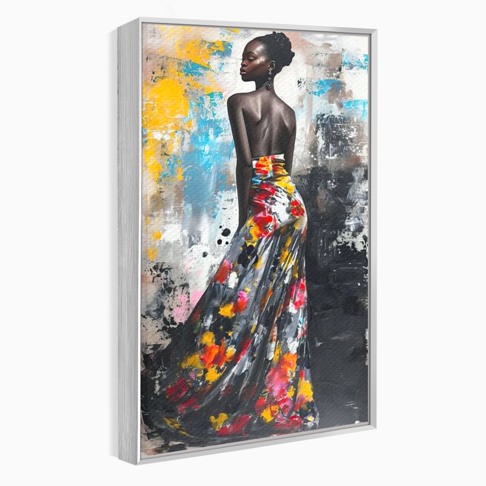 Tablou Canvas Premium LuxCanva® G1039, Stralucirea unei Muze , Rafinament, Bal, Fashion, Podium, Eleganta, Arta, Living, Dormitor, Culori vibrante