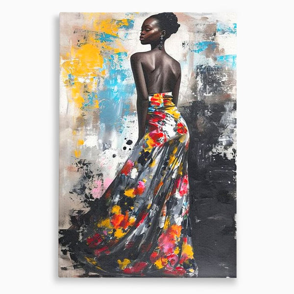 Tablou Canvas Premium LuxCanva® G1039, Stralucirea unei Muze , Rafinament, Bal, Fashion, Podium, Eleganta, Arta, Living, Dormitor, Culori vibrante