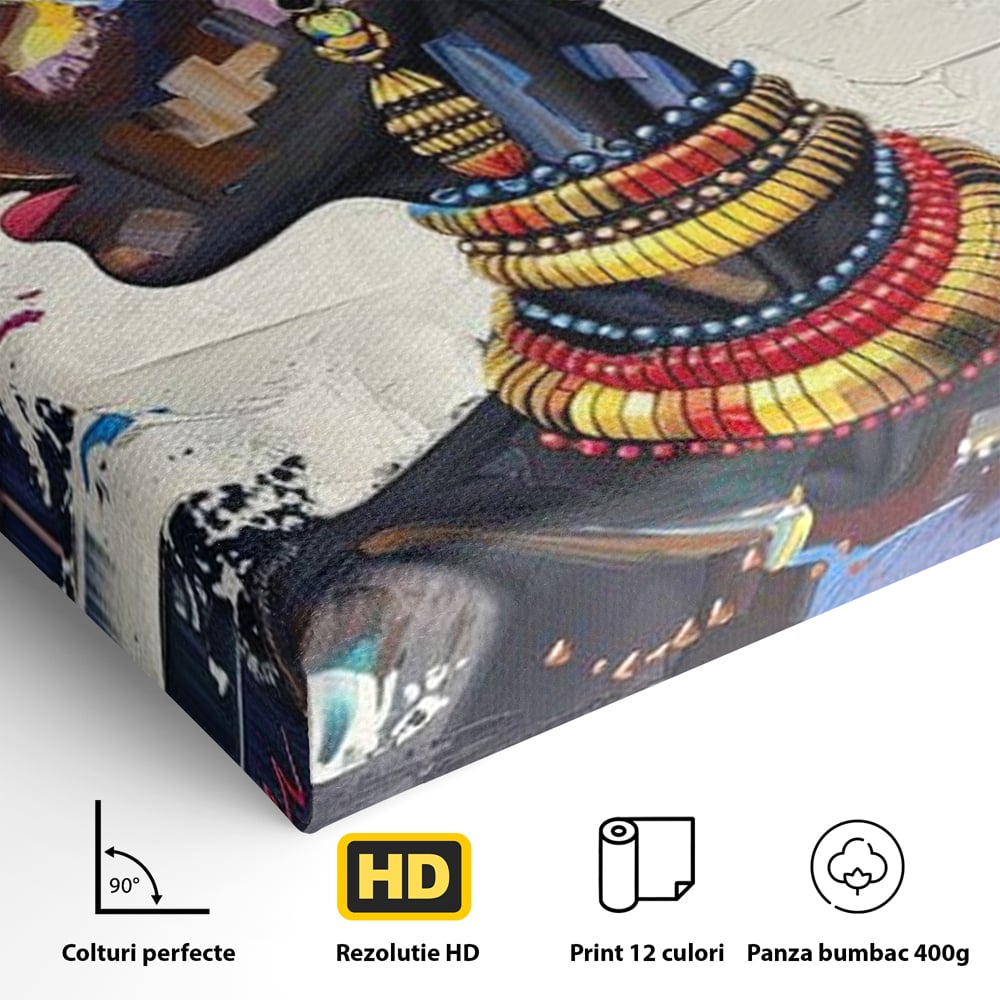 Tablou Canvas Premium LuxCanva® G1046, Regina din Trib