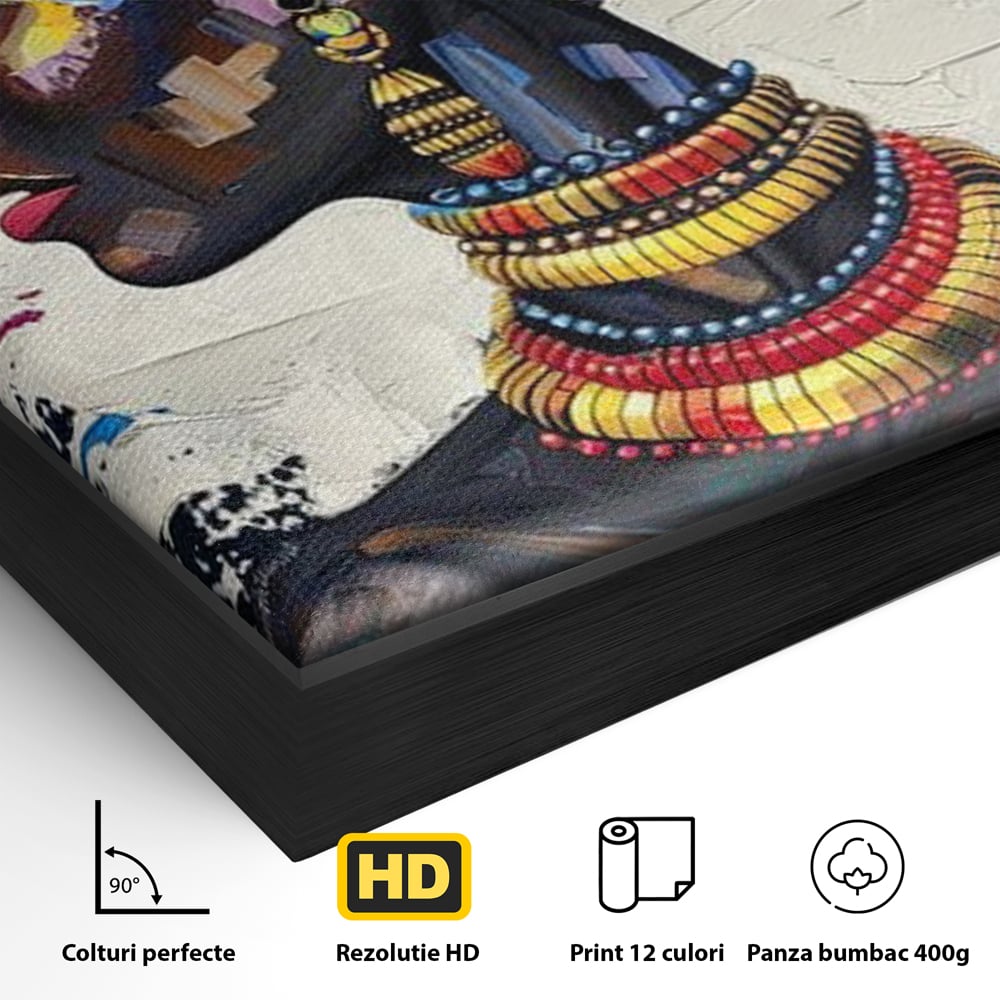 Tablou Canvas Premium LuxCanva® G1046, Regina din Trib