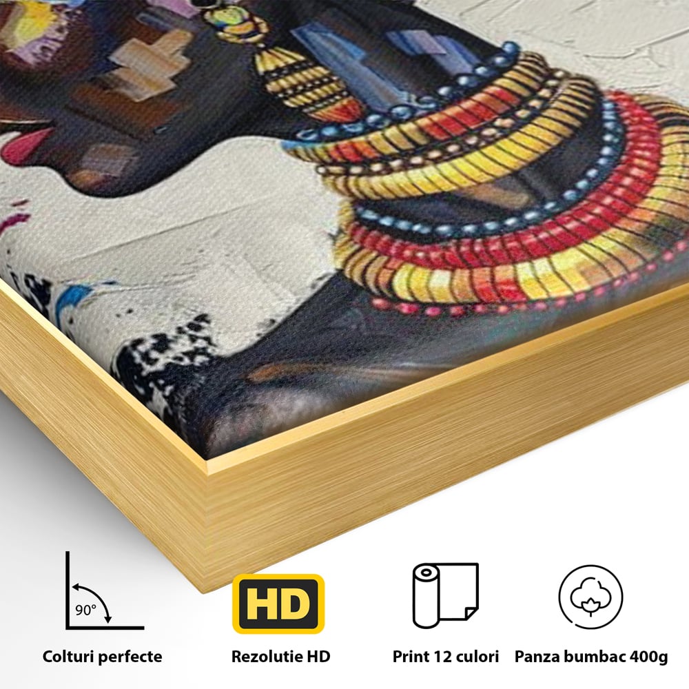 Tablou Canvas Premium LuxCanva® G1046, Regina din Trib