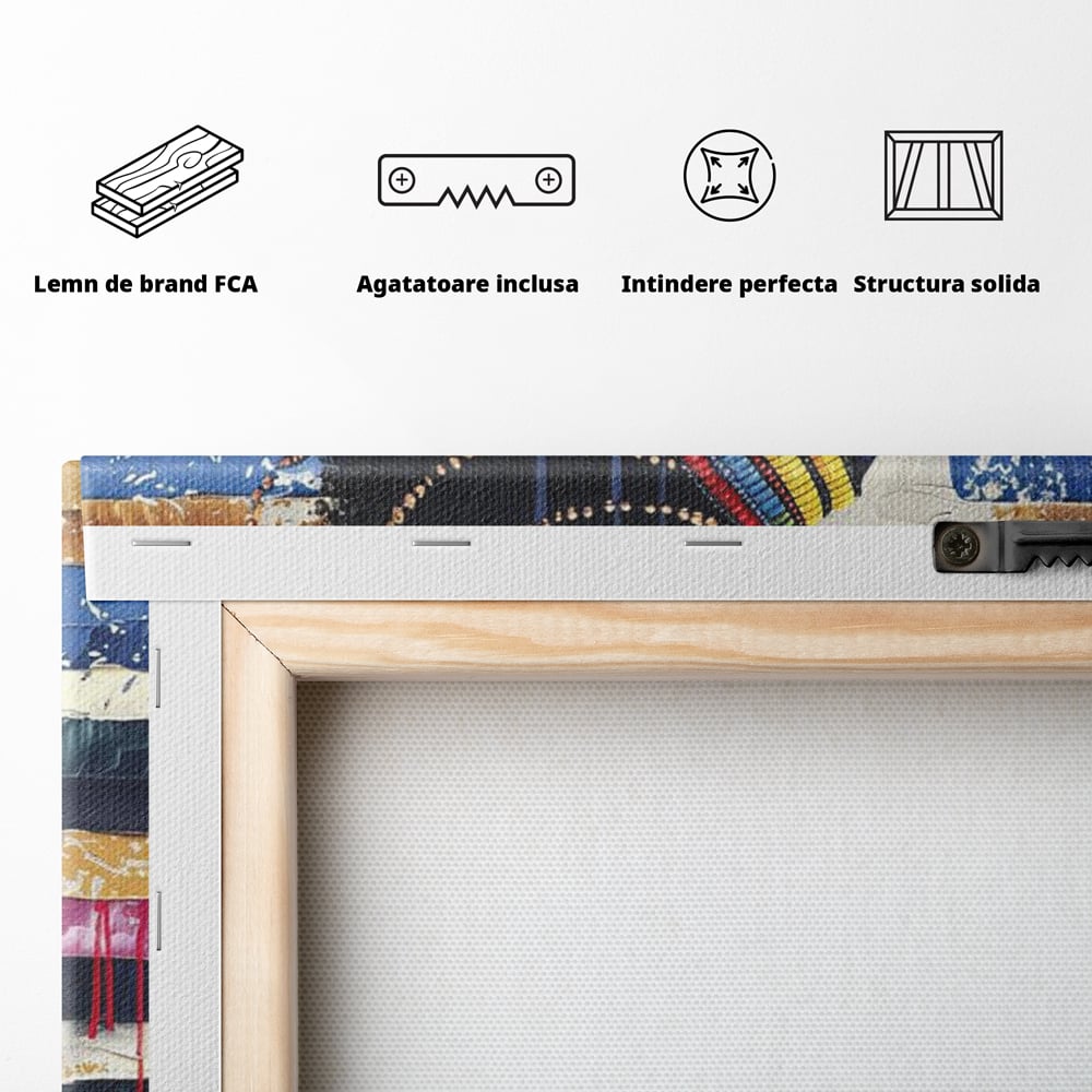 Tablou Canvas Premium LuxCanva® G1046, Regina din Trib