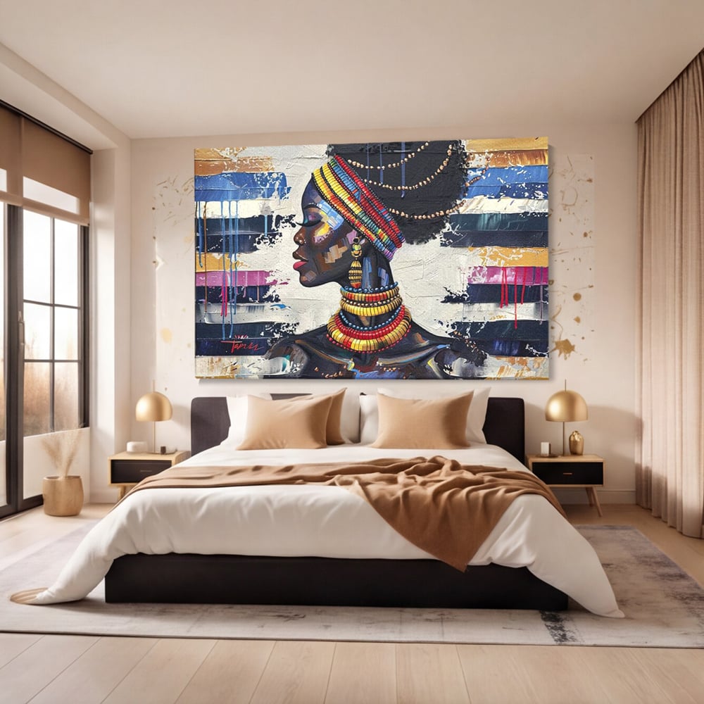 Tablou Canvas Premium LuxCanva® G1046, Regina din Trib