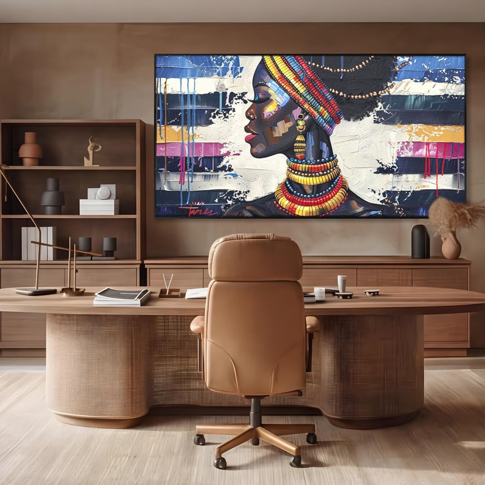 Tablou Canvas Premium LuxCanva® G1046, Regina din Trib