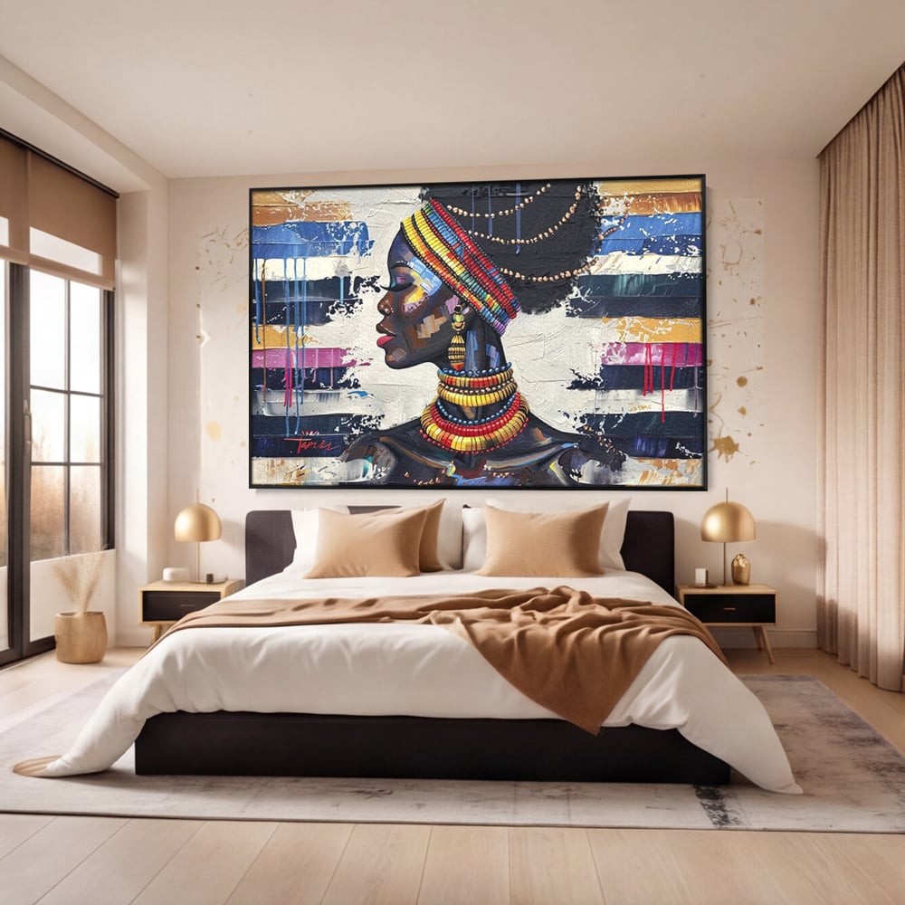 Tablou Canvas Premium LuxCanva® G1046, Regina din Trib