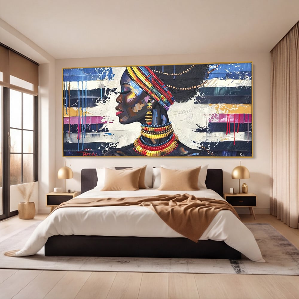 Tablou Canvas Premium LuxCanva® G1046, Regina din Trib