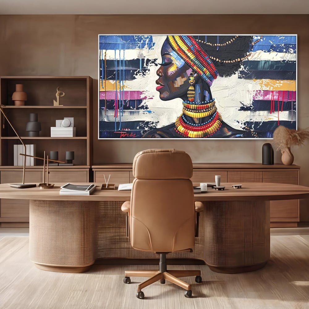 Tablou Canvas Premium LuxCanva® G1046, Regina din Trib