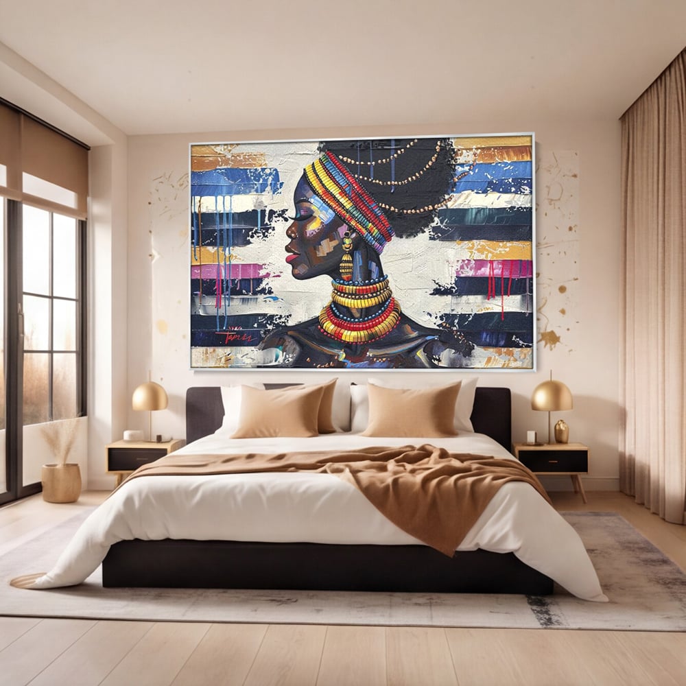 Tablou Canvas Premium LuxCanva® G1046, Regina din Trib
