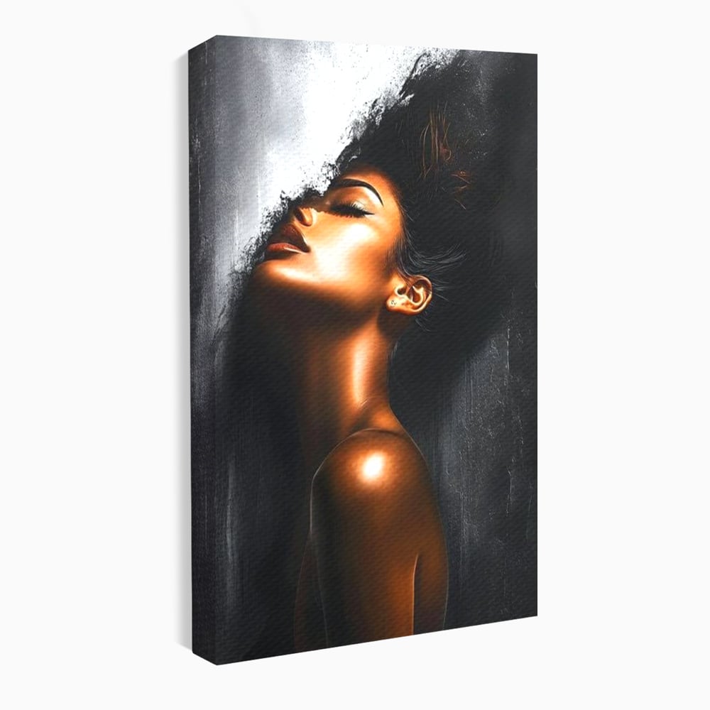 Tablou Canvas Premium LuxCanva® G1058, Ecoul Simturilor ,  Arta, Bronz, Emotie, Expresivitate, Aura, Libertate, Estetica, Living, Dormitor, Culori vibrante