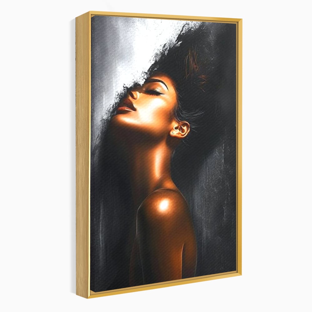Tablou Canvas Premium LuxCanva® G1058, Ecoul Simturilor ,  Arta, Bronz, Emotie, Expresivitate, Aura, Libertate, Estetica, Living, Dormitor, Culori vibrante