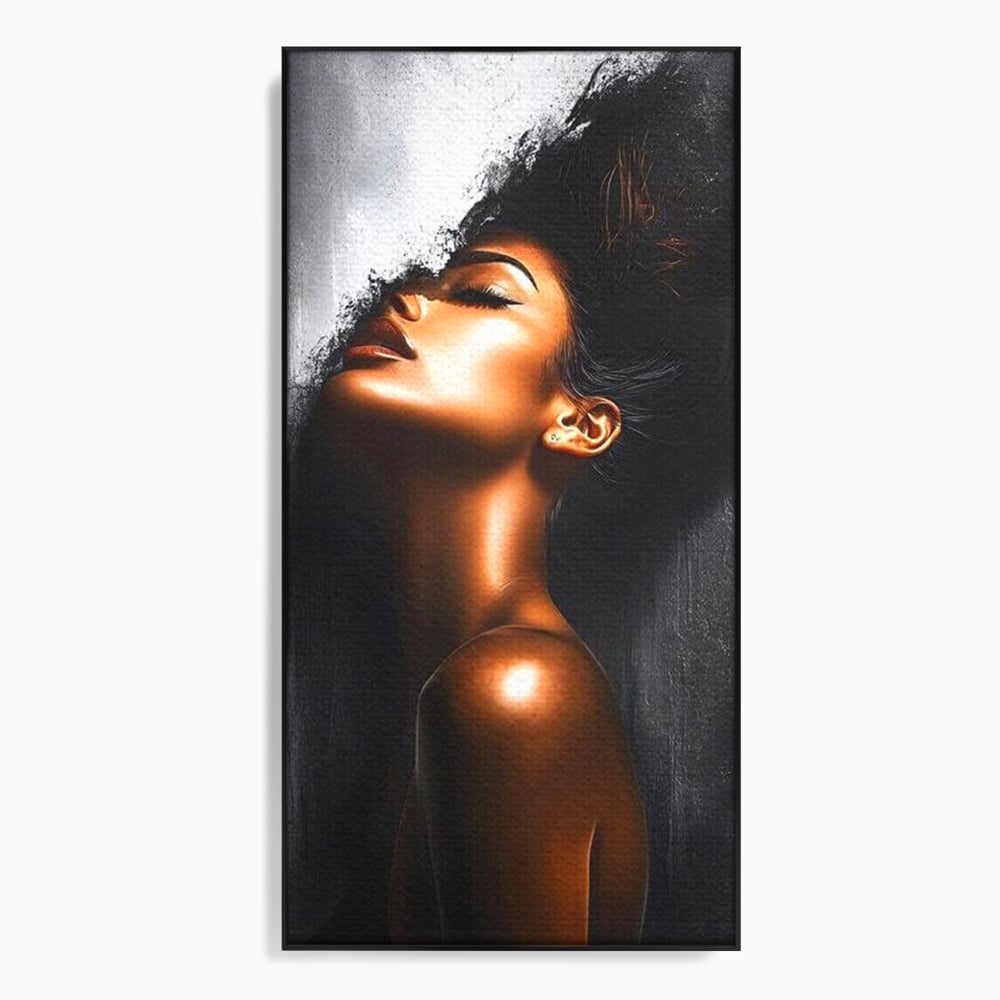 Tablou Canvas Premium LuxCanva® G1058, Ecoul Simturilor ,  Arta, Bronz, Emotie, Expresivitate, Aura, Libertate, Estetica, Living, Dormitor, Culori vibrante