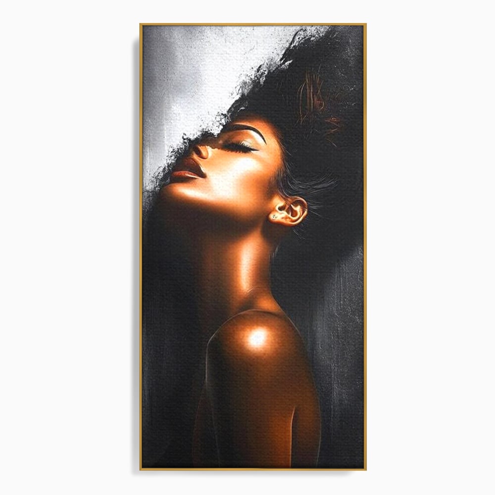Tablou Canvas Premium LuxCanva® G1058, Ecoul Simturilor ,  Arta, Bronz, Emotie, Expresivitate, Aura, Libertate, Estetica, Living, Dormitor, Culori vibrante