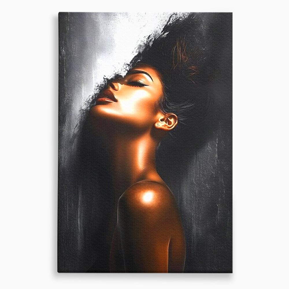 Tablou Canvas Premium LuxCanva® G1058, Ecoul Simturilor ,  Arta, Bronz, Emotie, Expresivitate, Aura, Libertate, Estetica, Living, Dormitor, Culori vibrante