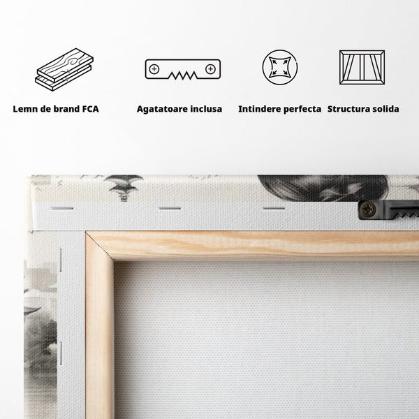Tablou Canvas Premium LuxCanva® G1063, Memoriile Unei Gheise , Sakura, Tatuaj, Kyoto, Japonia, Frumusete, Trandafiri, Memorii, Living, Dormitor