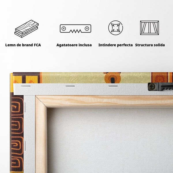 Tablou Canvas Premium, LuxCanva® G1073, Viata de Sub Soare, Drum, Traditie, Arsita, Pasi, Cultura, Pamant, Solar, Etnic, Restaurant, Living, Dormitor