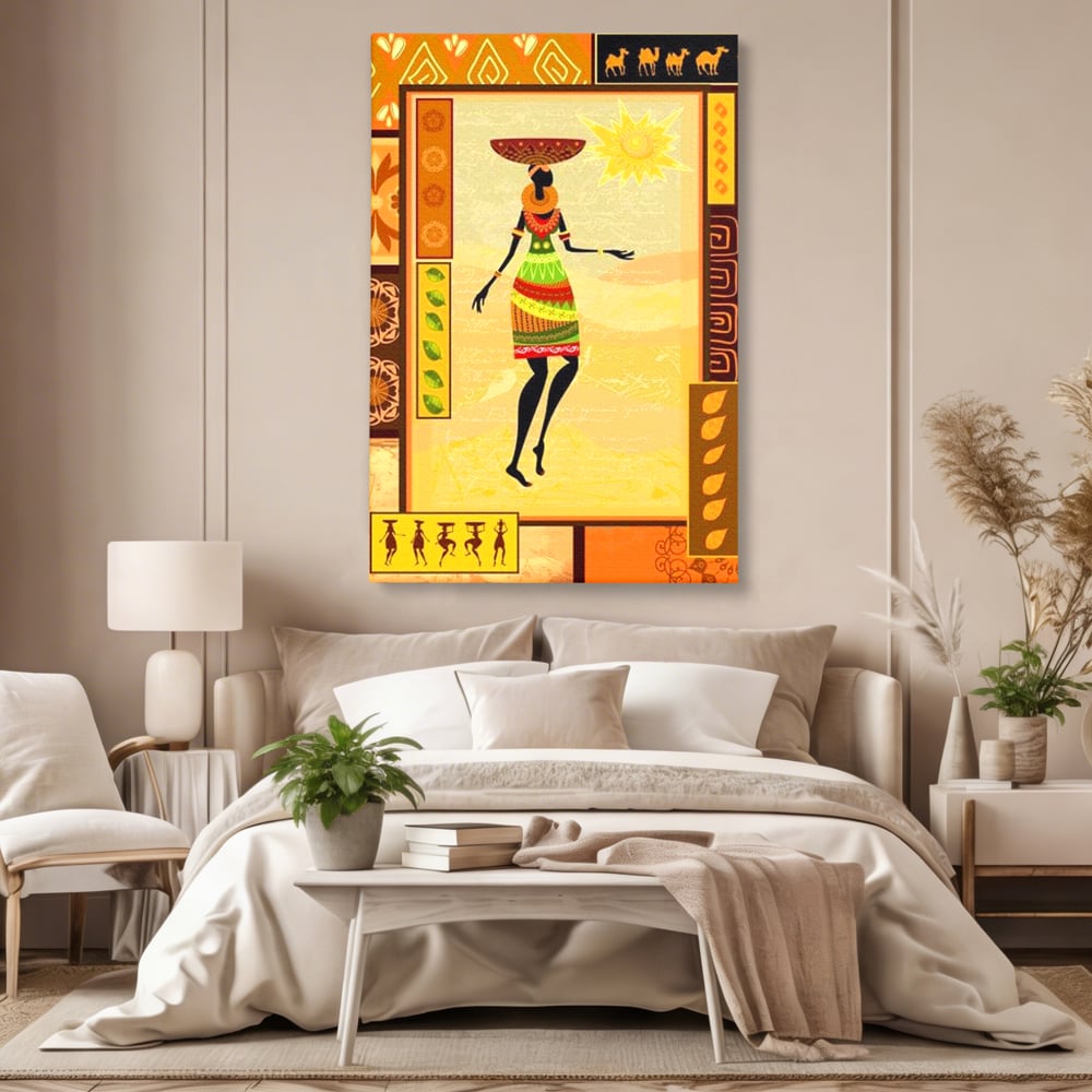 Tablou Canvas Premium, LuxCanva® G1073, Viata de Sub Soare, Drum, Traditie, Arsita, Pasi, Cultura, Pamant, Solar, Etnic, Restaurant, Living, Dormitor
