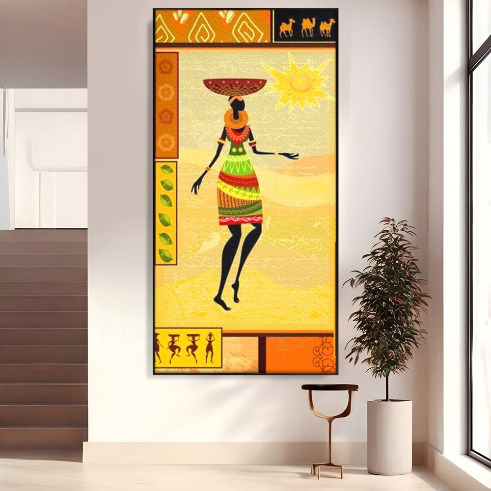Tablou Canvas Premium, LuxCanva® G1073, Viata de Sub Soare, Drum, Traditie, Arsita, Pasi, Cultura, Pamant, Solar, Etnic, Restaurant, Living, Dormitor