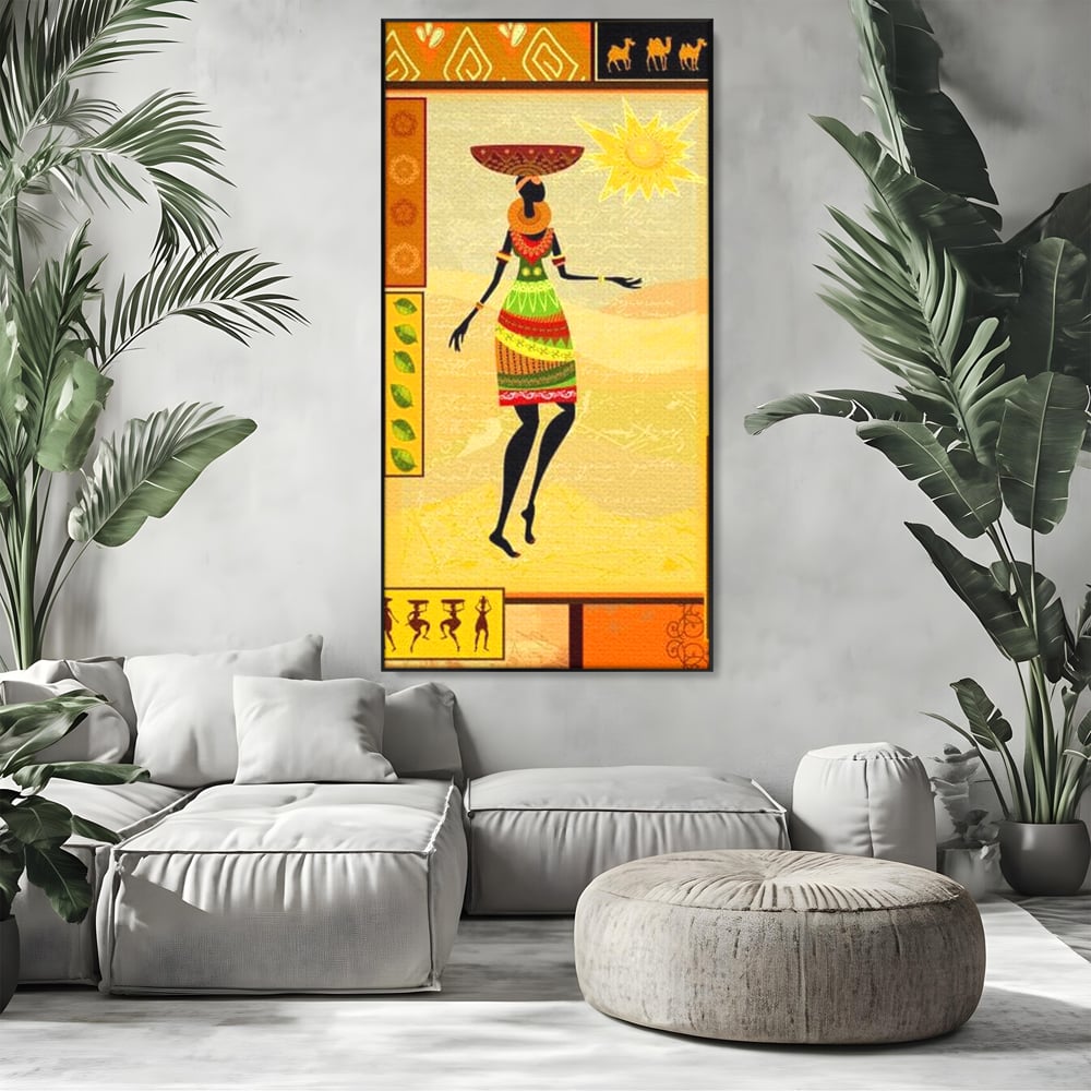 Tablou Canvas Premium, LuxCanva® G1073, Viata de Sub Soare, Drum, Traditie, Arsita, Pasi, Cultura, Pamant, Solar, Etnic, Restaurant, Living, Dormitor